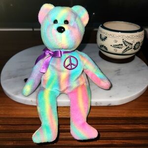 TY Beanie Baby Peace bear
